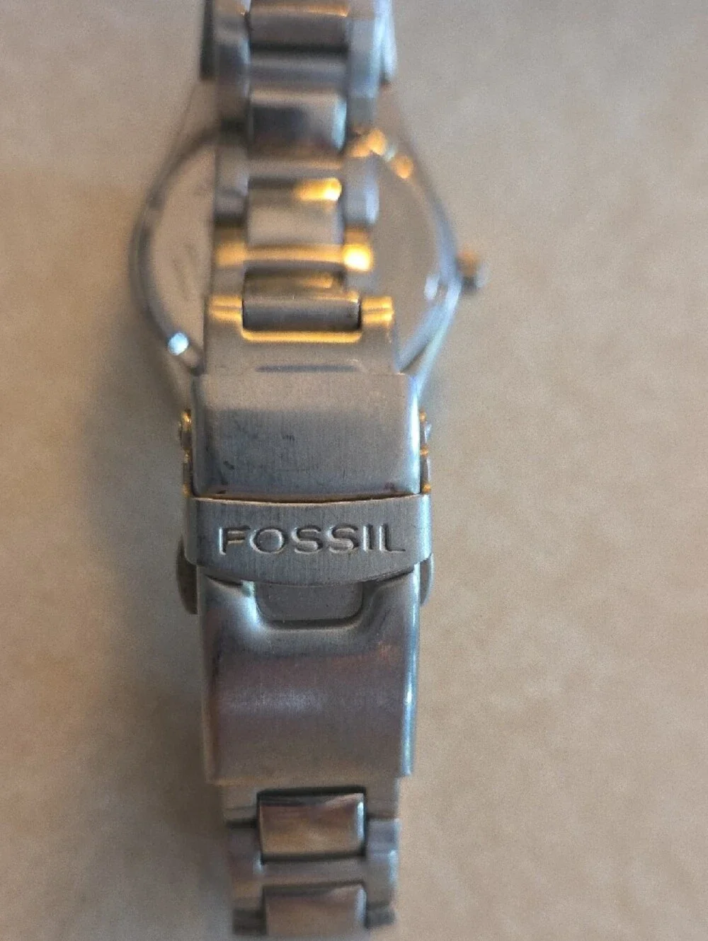 Fossil analog watch